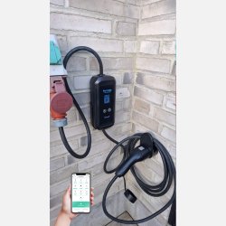 Highcharge lader m. app ip66 og ip 67 stik m. ac 30ma DC 6ma