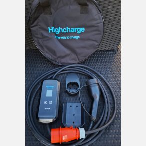 Highcharge lader m. app ip66 og ip 67 stik m. ac 30ma DC 6ma