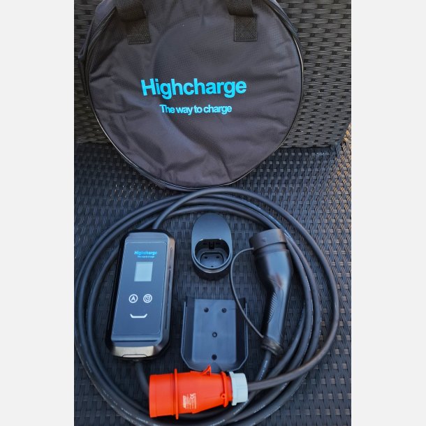Highcharge lader m. app ip66 og ip 67 stik m. ac 30ma DC 6ma