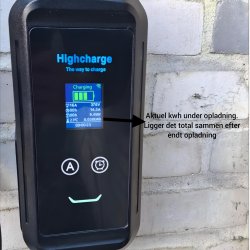 Highcharge lader m. app ip66 og ip 67 stik m. ac 30ma DC 6ma