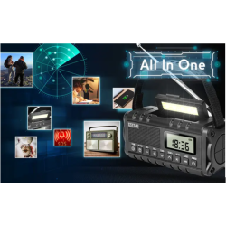 XSY340 Ndradio - army grn eller Sort