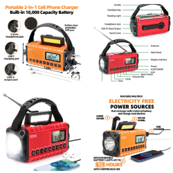 XSY340 Ndradio med powerbank