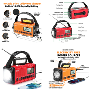 XSY340 Ndradio med powerbank