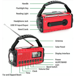 XSY340 Ndradio med powerbank