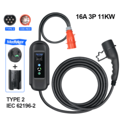 HighCharge Type 2 11kw ip54 inkl. holder til ladeboks